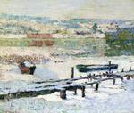 Ernest Lawson - 冬の川