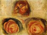 Pierre-Auguste Renoir - ココとバラ（研究）