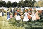 Maurice Brazil Prendergast - ロージーの周りのリング