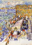 Maurice Brazil Prendergast - ライジングタイド、サンマロ