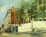 Maurice Utrillo - モンマルトルの通りOrchampt
