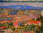 Pierre Bonnard - カネの風景、屋根の眺め