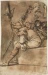 Salvator Rosa - 休憩三兵士